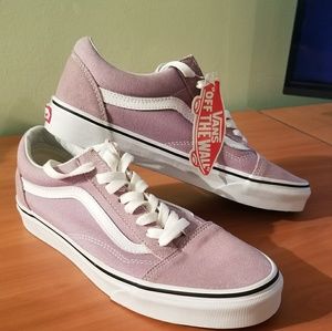 Old Skool Sea Fog & True White Skate Shoes from Va